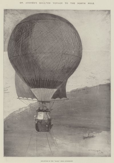 Le voyage en ballon du Dr Andree vers le pôle Nord - Henry Charles Seppings Wright